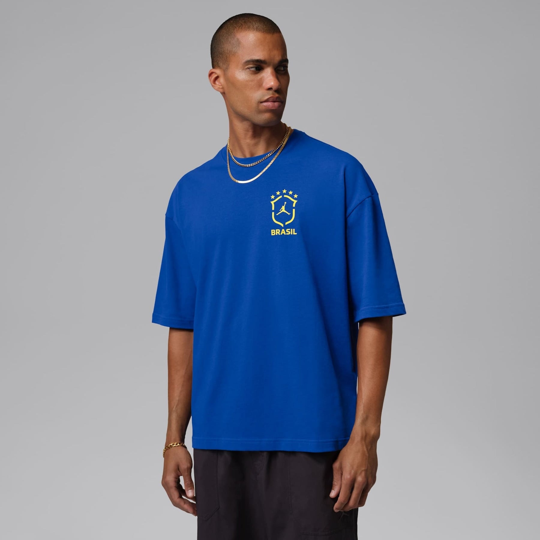Camiseta Brasil Air Jordan 85 OverPersonalizard Masculina