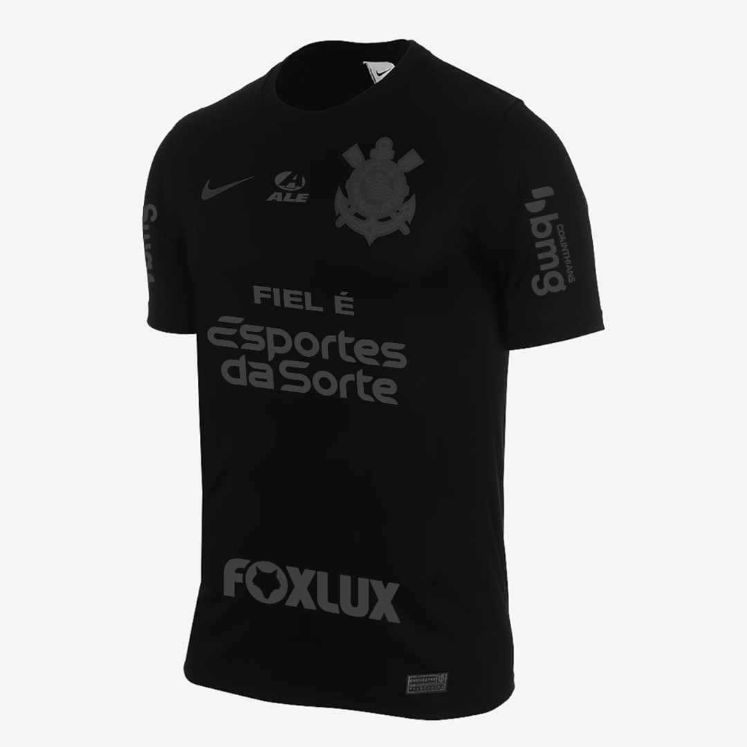 Camisa Nike Corinthians 2024/25 II Torcedor Com Patrocínios