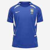 Camisa Retrô 2002 Seleção Brasileira II Masculina - Azul