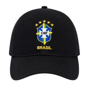 Boné Brasil Copa do Mundo Aba Curva Unissex Ajustável