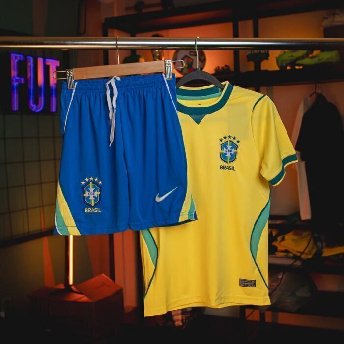 Pronta Entrega - Conjunto Infantil Brasil 2026/27 I