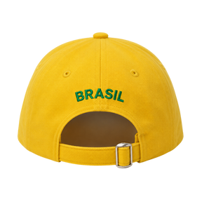 Boné Brasil Copa do Mundo Aba Curva Unissex Ajustável